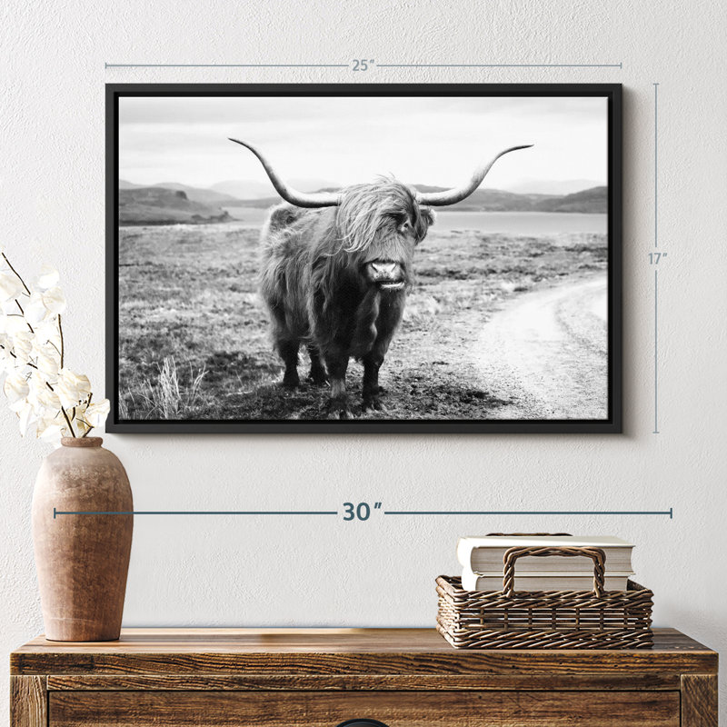 Animal «Highland Bull», H 25 po x l 17 po