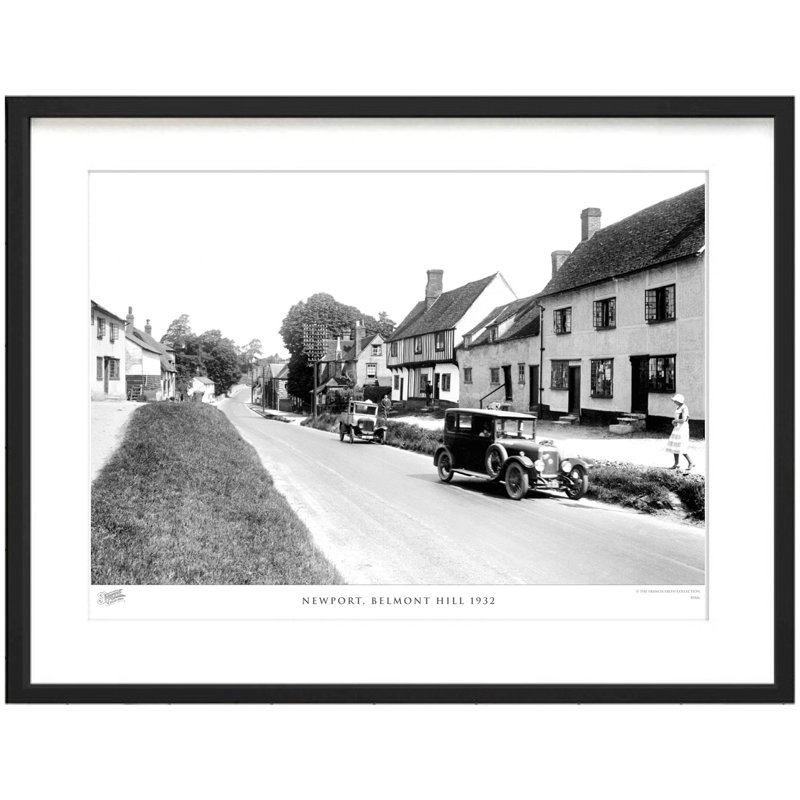 Newport, Belmont Hill 1932 by Francis Frith - Single Picture Frame Print, 45cm H x 60cm W x 2.3cm D