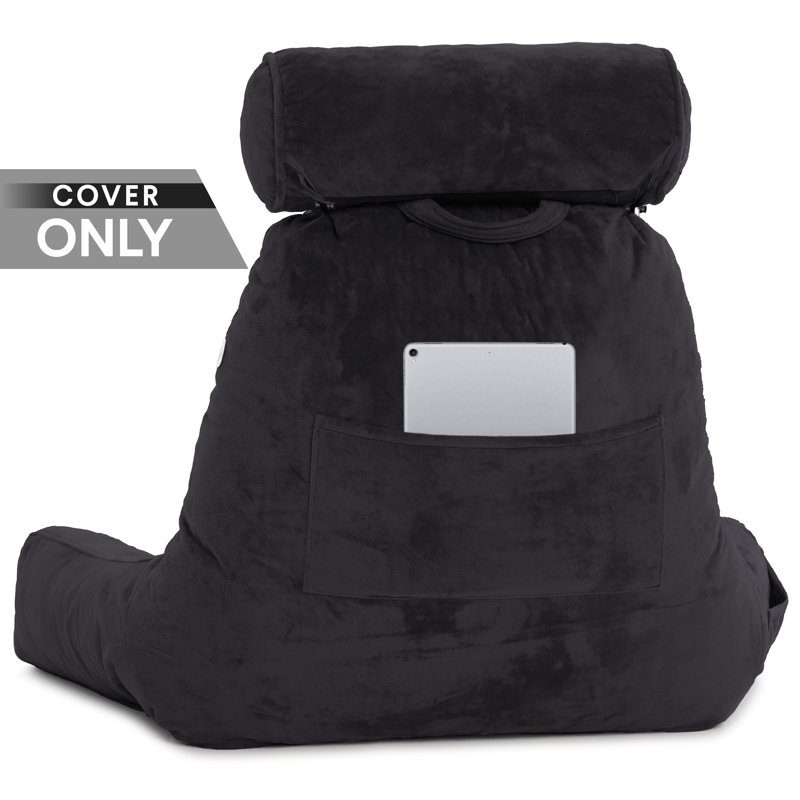 Housse de coussin d'extérieur, Noir