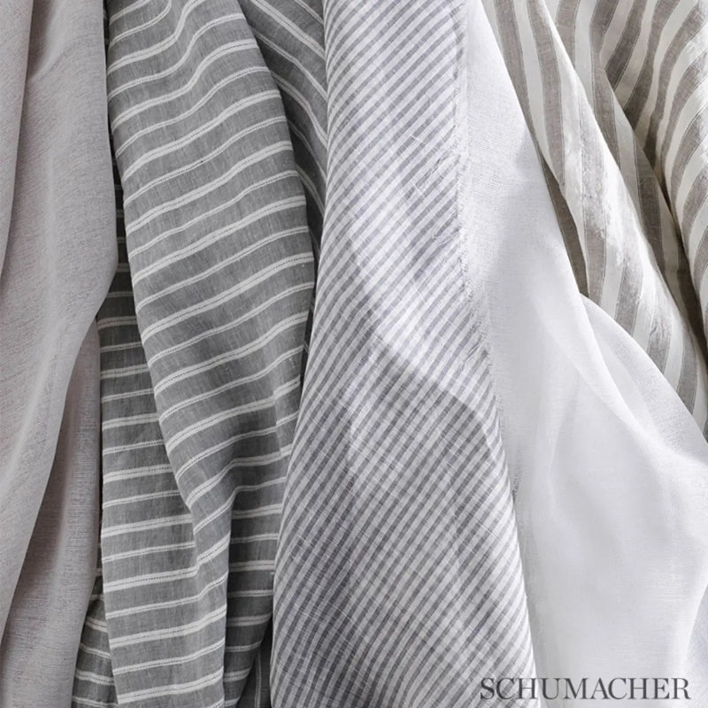 Tissu de lin Filippo, Gris