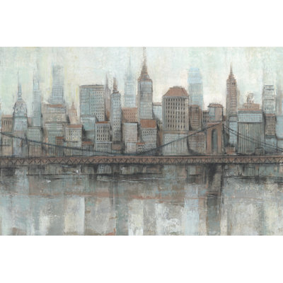 City Center I - Wrapped Canvas Painting