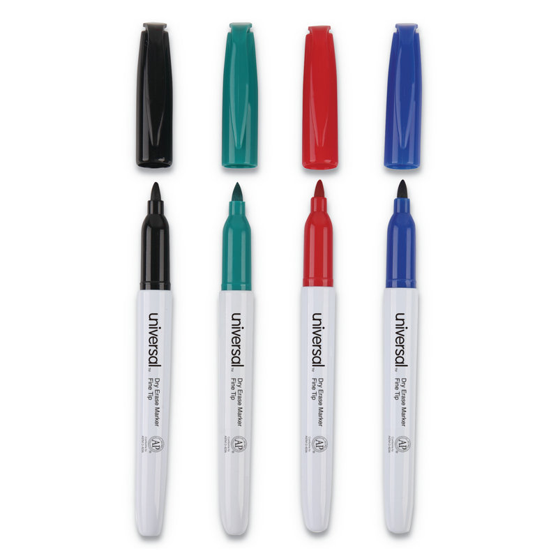 Assorted Color Non-toxic Bullet Tip Dry Erase Marker Set