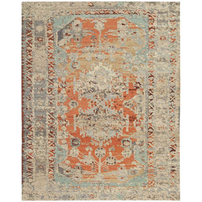 Transitional Hand Knotted Wool Oriental Area Rug