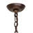 6 - Light Mahogany Bronze Square/Rectangle Pendant