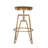 Lindzie Swivel Solid Wood Adjustable Height Counter Stool-827945791