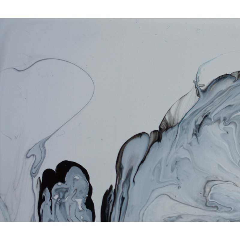 'Malachite Flows' - Painting Print on Wood