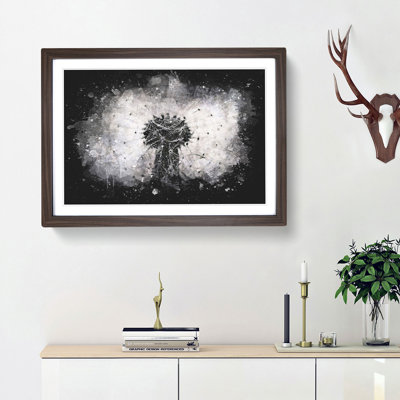 A Dandelion Flower - Framed Print