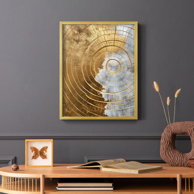 Série ABSTRACT CLVI - reproduction encadrée de qualité supérieure - prête à être accrochée - aucun clou requis