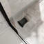 Porte de douche coulissante à double dérivation 55 po - 60 po, noir mat, cadre en aluminium, verre trempé de 6 mm, preuve nano, conception américaine pour porte de salle de bain-129527059-129527060