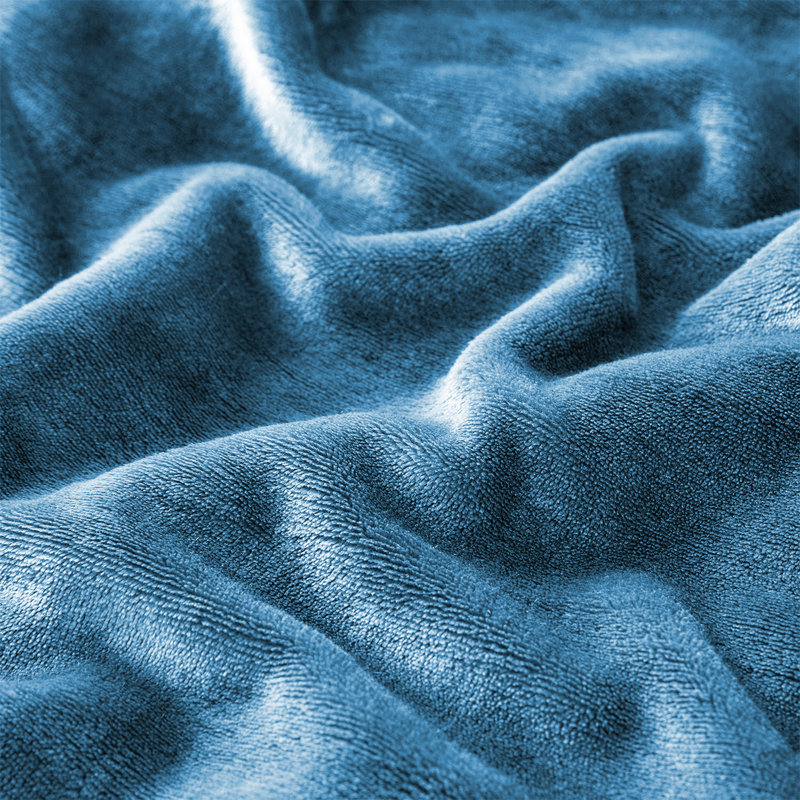 Aspire Homeware Deluxe Hotel Collection Ultra-Soft Sherpa Fleece Throw Blanket for Plush & Cozy Comfort, Sky Blue
