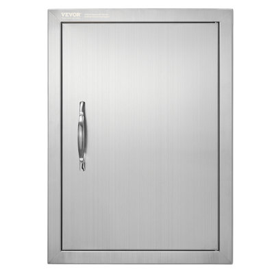 BBQ Access Door, Stainless Steel Single Outdoor Kitchen Door