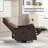 Heat Massage Manual Recliner Chair With Rocker And Swivel-561426462