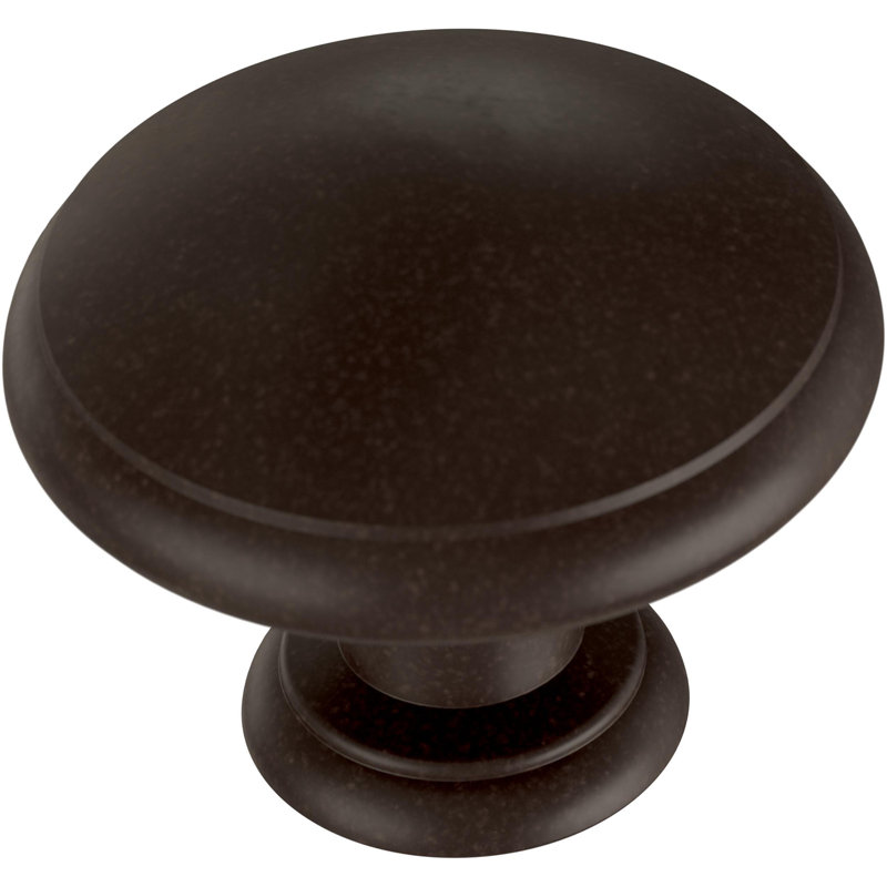 Poignée ronde, Bronze foncé, Diamètre du bouton de 1 1/4 po
