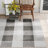 Vasag Plaid Power Loom Performance Black/ Gray/ White Rug-790675324