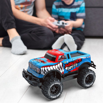 remote controller Electric/RC Car With Light Small Scale Off Road Remote Control Vehicle Simulation Model Childrens Toy SUV Y201
