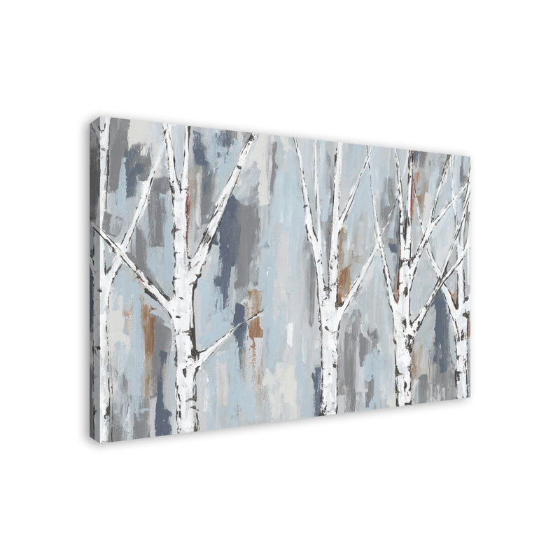 " Painterly Birch Trees " Painting Print
