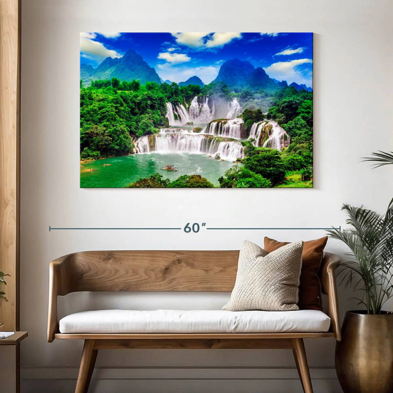 Alvord Chinese Waterfall, 32" H x 48" W