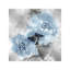 Flower Bloom On Silver II by Jesse Stevens - Print on Canvas-42159876-101335828