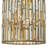 Gemma Six-Light Tall Drum Pendant w/ Crystal Rectangular Prisms