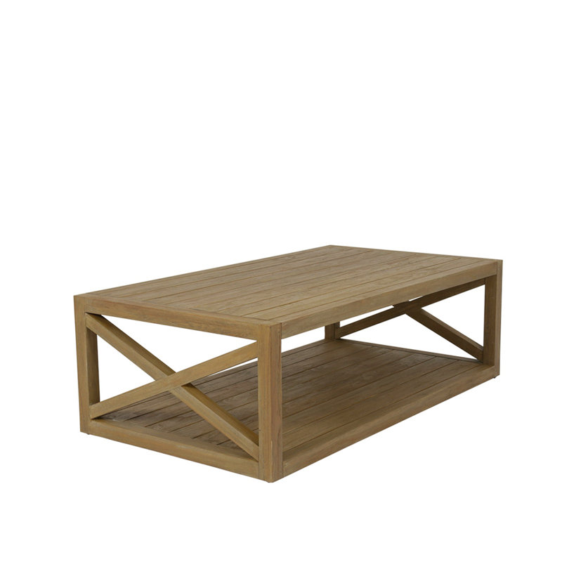 Coastal Teak Outdoor Coffee Table