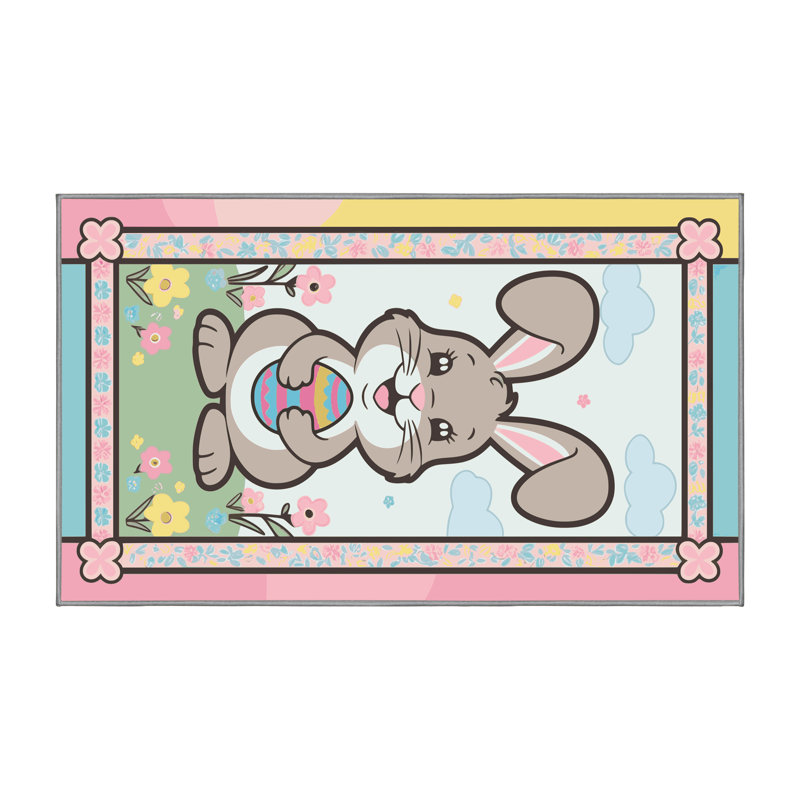 Tapis de vacances de Pâques The Holiday Aisle®, Rectangulaire 3 pi x 5 pi
