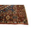 Tapis semi-antique rouille 11 x 13