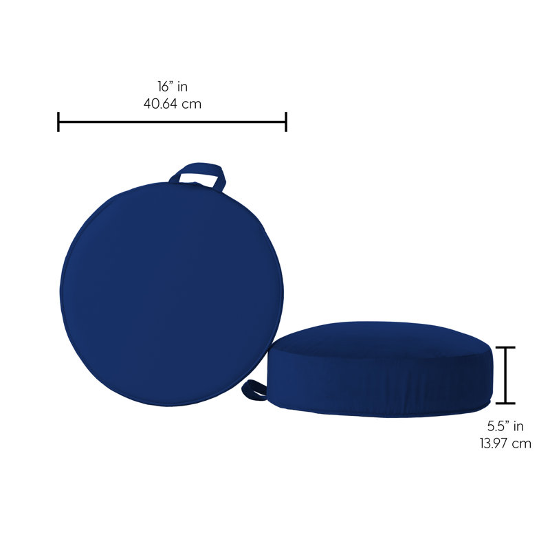 Overstuffed Microfiber Cushions, 2-Pack, Eclipse 