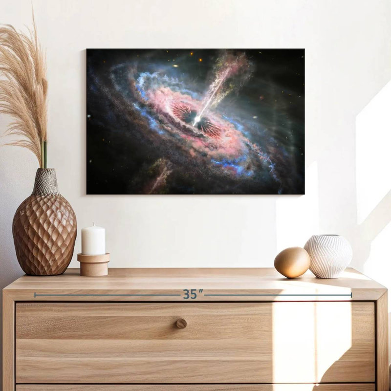 Oberle Quasar Outflow, 34" H x 51" W