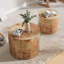 Ensemble de 2 tables basses gigognes Nesting