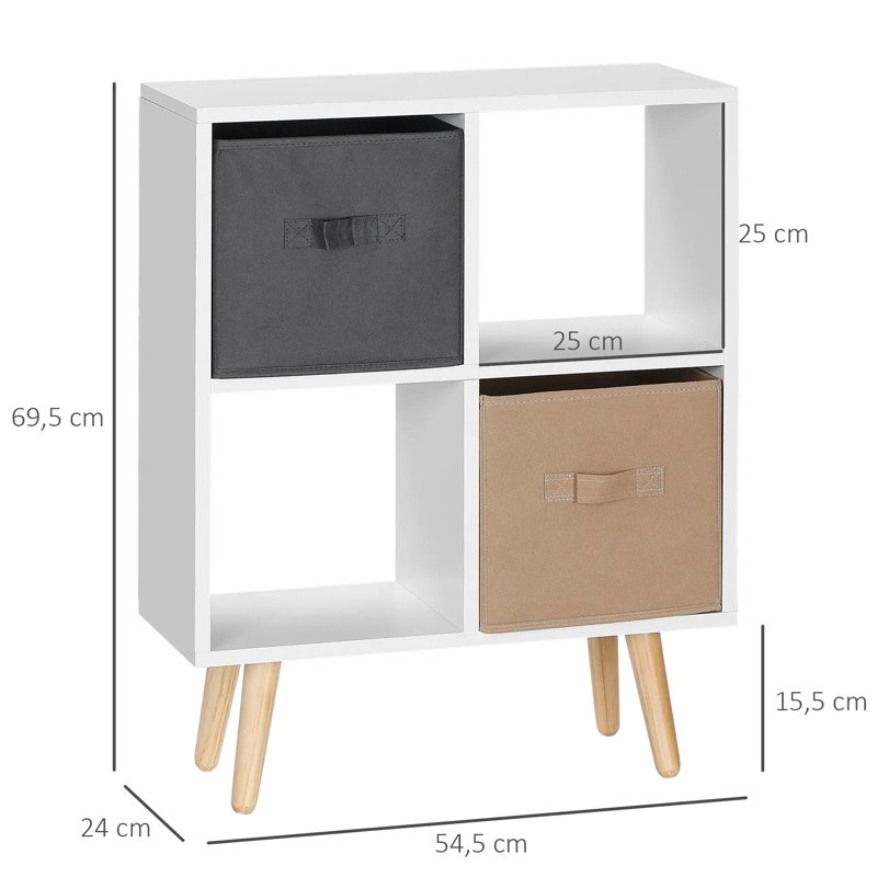 54.5cm W Manufactured Wood Shelving Unit