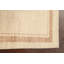 Tapis beige en laine noué à la main de conception unique 3 pi 1 po x 5 pi 3 po New Age