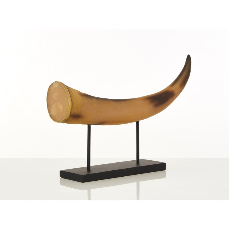 Fredericksen Abstract Figurines & Sculptures, Natural/Black