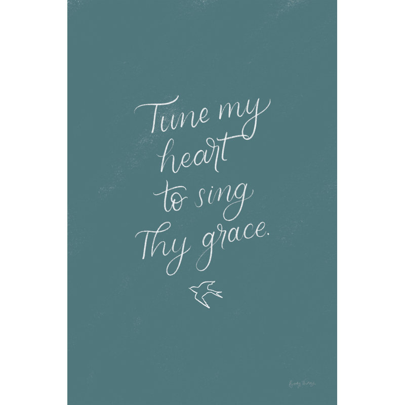 «Sunday Hymn II» par Becky Thorns, reproduction sur toile tendue, H 36 po x l 24 po, Cadre simple érable érable, Non