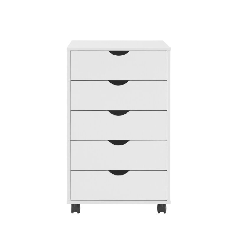 Ebern Designs Bucherie 15.7'' Wide 5 -Drawer Mobile File Cabinet ...