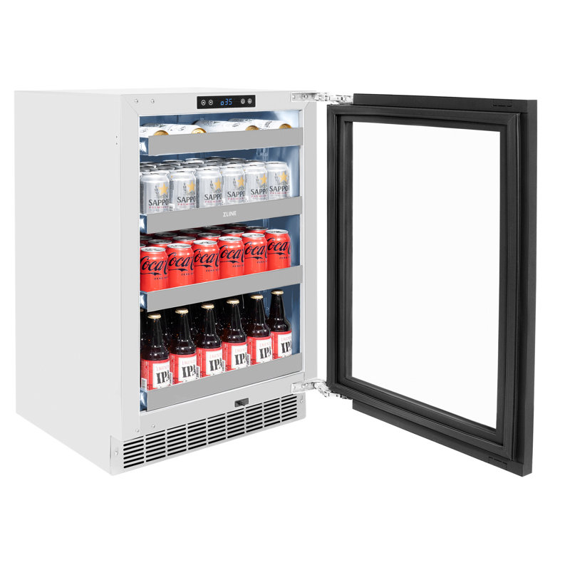 151 Cans (12 oz.) 5.2 Beverage Refrigerator, Black
