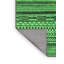 Tapis lavables à la machine à motif abstrait vert émeraude 2266-42548390