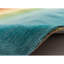 Tapis jaune / vert / bleu en laine tissé à plat à la main Wilfredo-1111932459