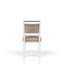 Chaise à dossier corde - vanille / caramel
