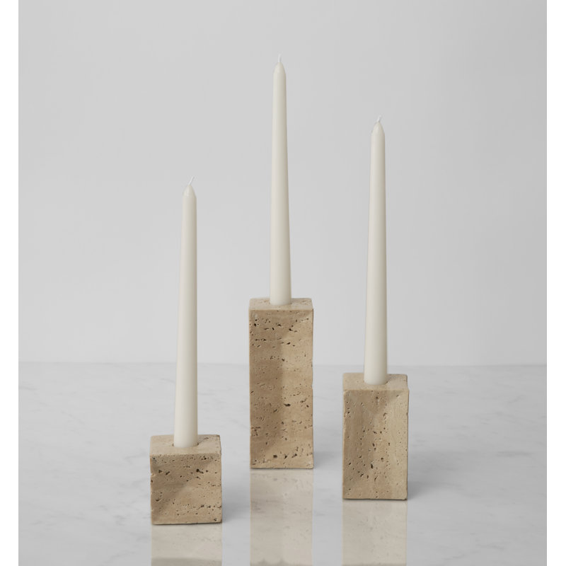 Travertino Candlestick
