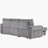 Upholstery Sleeper Sectional Sofa With Storage Bags And 2 Cup Holders