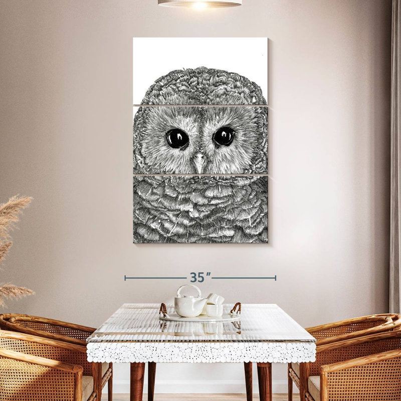 Petit hibou Brampt, H 50 po x l 32 po