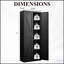 Durable 2-Door Metal Storage Cabinet with Adjustable Shelves, Perfect for Kitchen, Living Room, and Office Organization-134530803