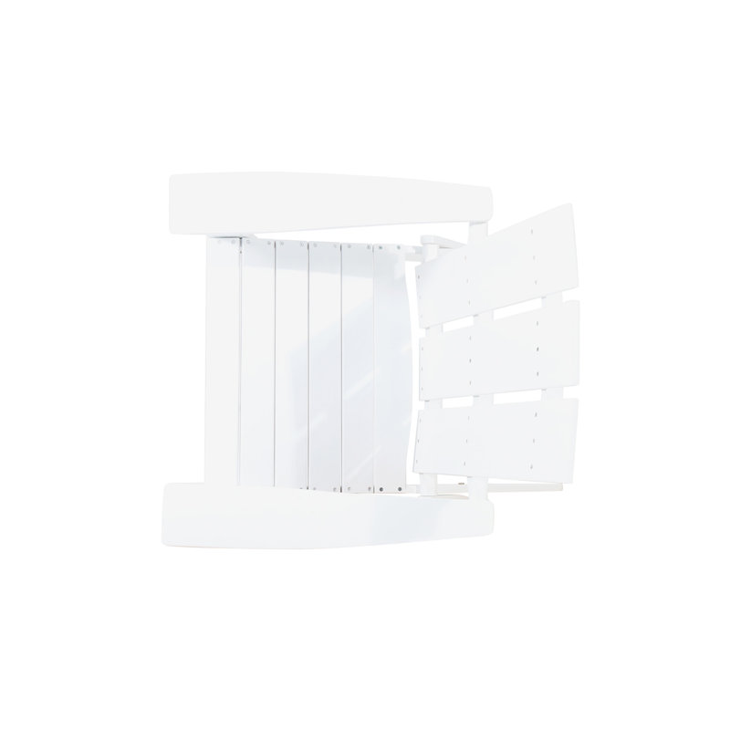 Foldable Adirondack Chair, White
