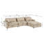 Canapé modulaire Firida beige