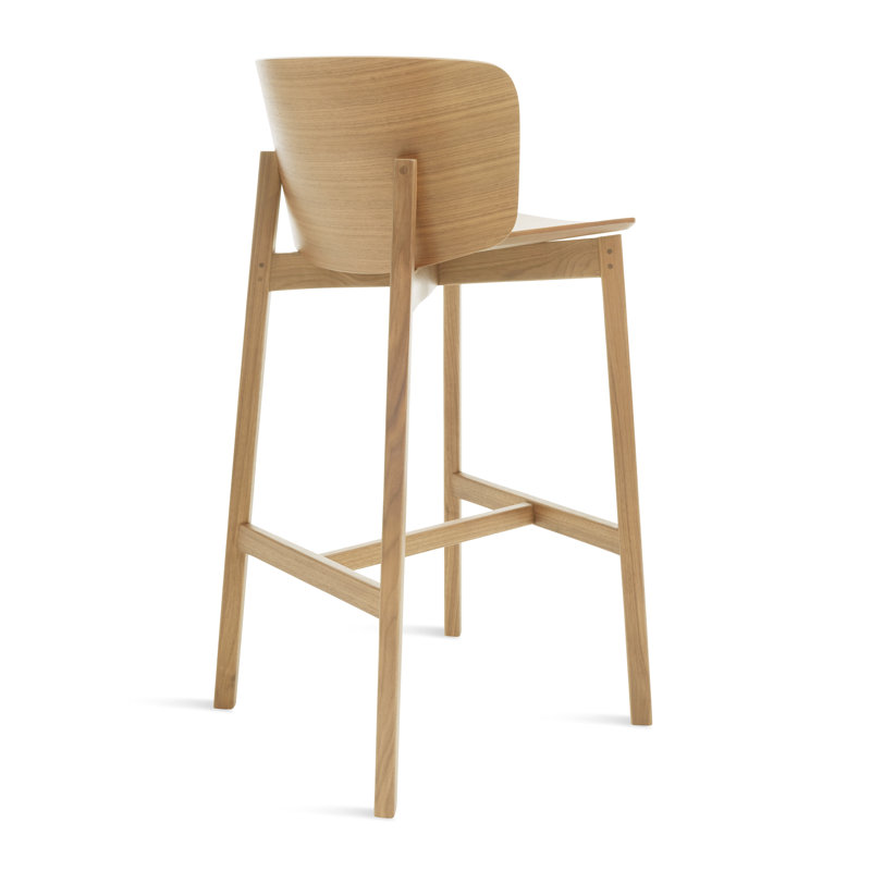 Buddy Stool, Bar Stool (32" Seat height), White Oak
