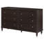 Commode brune à 6 tiroirs