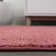 Asalia Solid Low-Pile Red Rug