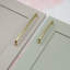 Brushed Brass Textured D-Bar Handles-128949576