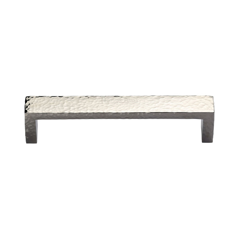 Heritage Brass Heritage Cabinet Pull Hammered Wide Metro Design, Antique Brass, 136cm L x 20cm W