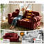 Canapé Chesterfield 63 po en velours-723067178